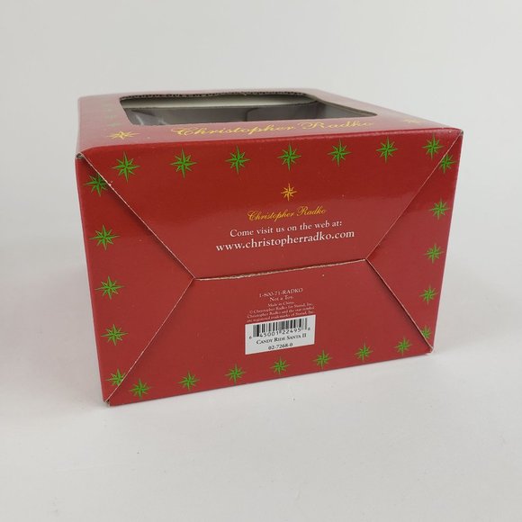 Vintage Christopher Radko Candy Ride Santa II Christmas Ornament New In Box 2002 - Picture 7 of 9
